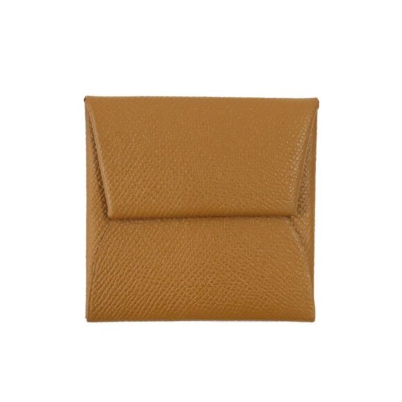 Hermes Bastia Gold Epson Coin Case X-engraved